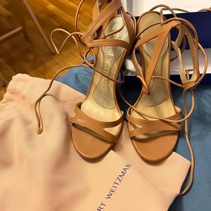 Stuart Weitzman Soirée 100 Tan Heels